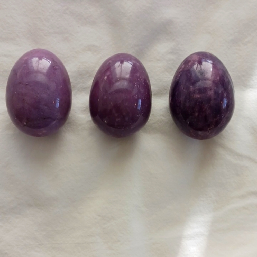 Alabaster Eggs - Set of 3